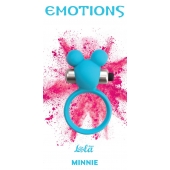 Голубое эрекционное виброколечко Emotions Minnie Breeze - Lola Games - в Братске купить с доставкой