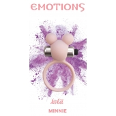 Розовое эрекционное виброколечко Emotions Minnie Light pink - Lola Games - в Братске купить с доставкой