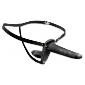 Женский страпон с вагинальной пробкой Double Penetrix Strap-on - 15 см. - Pipedream - купить с доставкой в Братске