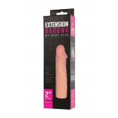 Телесная насадка-удлинитель Extension sleeve - 17 см. - Sitabella - в Братске купить с доставкой