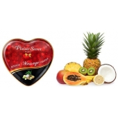 Массажная свеча с ароматом экзотических фруктов Bougie Massage Candle - 35 мл. - Plaisir Secret - купить с доставкой в Братске