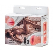 Двусторонний мастурбатор с вибропулей Satisfaction Babylicious - Lola Games - в Братске купить с доставкой