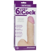 Ультра реалистичная насадка Vac-U-Lock  6  ULTRASKYN Cock - 17,3 см. - Doc Johnson - купить с доставкой в Братске