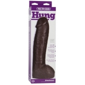 Большая насадка для трусиков Vac-U-Lock Realistic Hung - 31,7 см. - Doc Johnson - купить с доставкой в Братске