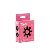 Чёрное эрекционное кольцо Rings Gear - Lola Games - в Братске купить с доставкой
