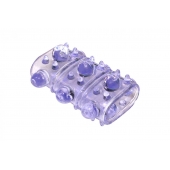 Фиолетовая насадка на пенис Rings Armour - Lola Games - в Братске купить с доставкой