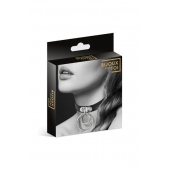 Черный чокер с двумя кольцами - Bijoux Pour Toi - купить с доставкой в Братске