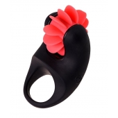 Чёрно-красное эрекционное виброкольцо Erotist - Erotist Adult Toys - в Братске купить с доставкой