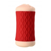 Двухсторонний мастурбатор JOS  NADIN в красном цилиндре - JOS - в Братске купить с доставкой