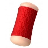 Двухсторонний мастурбатор JOS  NADIN в красном цилиндре - JOS - в Братске купить с доставкой