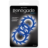Набор из 3 синих эрекционных колец Renegade Gears - NS Novelties - в Братске купить с доставкой