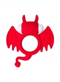 Красное эрекционное кольцо на пенис JOS COCKY DEVIL - JOS - в Братске купить с доставкой