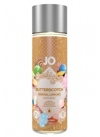 Смазка на водной основе Candy Shop Butterscotch с ароматом ирисок - 60 мл. - System JO - купить с доставкой в Братске