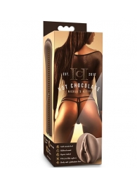 Коричневый мастубратор-вагина Nicole s Kitty - Blush Novelties - в Братске купить с доставкой