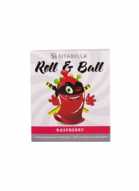 Стимулирующий презерватив-насадка Roll   Ball Raspberry - Sitabella - купить с доставкой в Братске