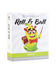 Стимулирующий презерватив-насадка Roll   Ball Apple - Sitabella - купить с доставкой в Братске