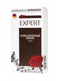 Гладкие презервативы Expert  Классическая опера  - 12 шт. - Expert - купить с доставкой в Братске