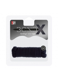 Чёрная веревка для связывания BONDX LOVE ROPE - 5 м. - Dream Toys - купить с доставкой в Братске