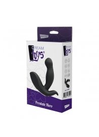 Черный вибромассажер простаты PROSTATE HERO - Dream Toys - в Братске купить с доставкой