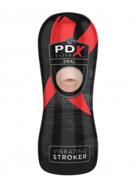 Мастурбатор-ротик Vibrating Oral Stroker - Pipedream - в Братске купить с доставкой