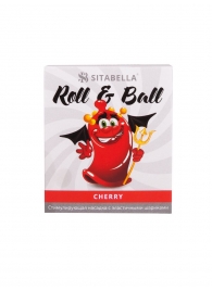 Стимулирующий презерватив-насадка Roll   Ball Cherry - Sitabella - купить с доставкой в Братске