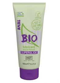 Интимный увлажняющий анальный гель BIO SuperGlide - 100 мл. - HOT - купить с доставкой в Братске