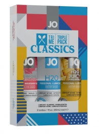 Подарочный набор лубрикантов Tri-Me Triple Pack Classics - System JO - купить с доставкой в Братске