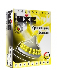 Презерватив LUXE  Exclusive  Кричащий банан  - 1 шт. - Luxe - купить с доставкой в Братске