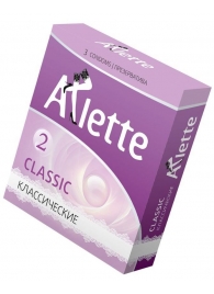 Классические презервативы Arlette Classic - 3 шт. - Arlette - купить с доставкой в Братске