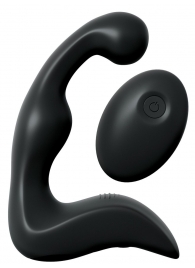 Черный вибромассажер простаты с пультом ДУ Control P-Spot Pro - Pipedream - в Братске купить с доставкой
