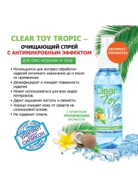 Очищающий спрей для игрушек CLEAR TOY Tropic - 100 мл. - Биоритм - купить с доставкой в Братске