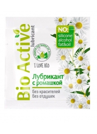 Пробник лубриканта на водной основе Bio Active - 3 гр. - Биоритм - купить с доставкой в Братске