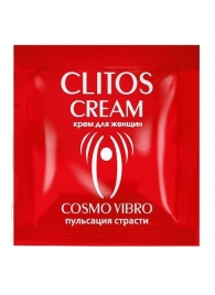Пробник возбуждающего крема для женщин Clitos Cream - 1,5 гр. - Биоритм - купить с доставкой в Братске