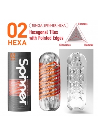 Мастурбатор SPINNER Hexa - Tenga - в Братске купить с доставкой