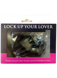 Черные меховые наручники Love с ключиками - Baile - купить с доставкой в Братске