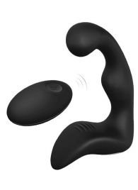 Черный вибромассажер простаты REMOTE BOOTY PLEASER - Dream Toys - в Братске купить с доставкой