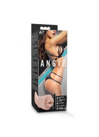 Телесный мастурбатор-ротик Angie - Blush Novelties - в Братске купить с доставкой