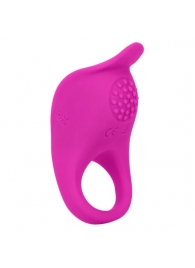 Ярко-розовое эрекционное виброкольцо Silicone Rechargeable Teasing Enhancer - California Exotic Novelties - в Братске купить с доставкой