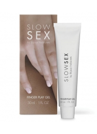 Гель для мастурбации с ароматом кокоса Slow Sex Finger Play Gel - 30 мл. - Bijoux Indiscrets - купить с доставкой в Братске