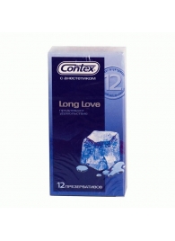 Презервативы с продлевающей смазкой Contex Long Love - 12 шт. - Contex - купить с доставкой в Братске