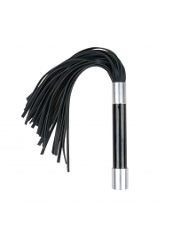 Черная плеть Easytoys Flogger With Metal Grip - 38 см. - Easy toys - купить с доставкой в Братске