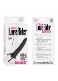 Насадка на пенис Silicone Love Rider Dual Penetrator для двойного проникновения - 14 см. - California Exotic Novelties - в Братске купить с доставкой