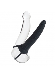 Насадка на пенис Silicone Love Rider Dual Penetrator для двойного проникновения - 14 см. - California Exotic Novelties - в Братске купить с доставкой