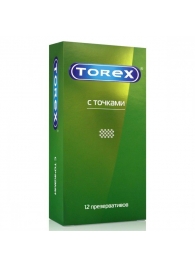 Текстурированные презервативы Torex  С точками  - 12 шт. - Torex - купить с доставкой в Братске