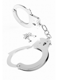 Металлические серебристые наручники Designer Metal Handcuffs - Pipedream - купить с доставкой в Братске