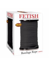 Черная веревка для связывания Bondage Rope - 60,9 м. - Pipedream - купить с доставкой в Братске