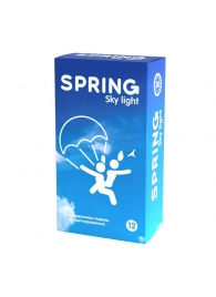 Ультратонкие презервативы SPRING SKY LIGHT - 12 шт. - SPRING - купить с доставкой в Братске