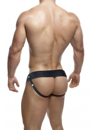 Черный мужской страпон DR. SKIN 6INCH HOLLOW STRAP ON - 16 см. - Blush Novelties - купить с доставкой в Братске