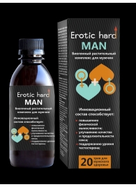 Мужской биогенный концентрат для усиления эрекции Erotic hard Man - 250 мл. - Erotic Hard - купить с доставкой в Братске