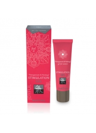 Возбуждающий интимный гель для двоих STIMULATION GEL Pomegranate   Nutmeg - 30 мл. - Shiatsu - купить с доставкой в Братске